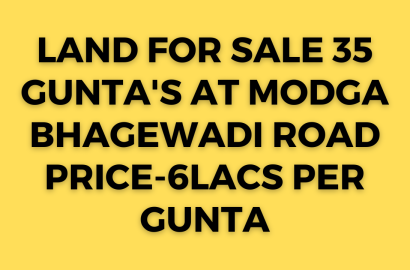 Land for Sale 35 Gunta's at modga bhagewadi road