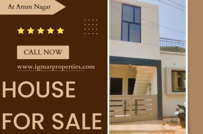 House for Sale at Aman Nagar 20.5x40 N A Plot With Concreate Road