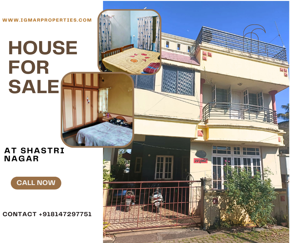 House for Sale at Shastri Nagar 6th cross Belagavi 3 Master Bedroom 2 fully furnished