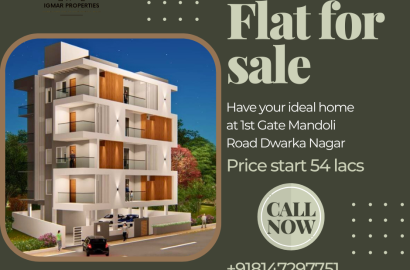 For Sale: 2 BHK Flat At 1st Gate Mandoli Road Dwarka Nagar 3rd cross Tilakwadi Belgaum