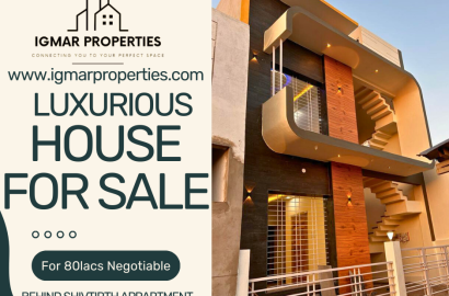 For Sale Newly Built Duplex House Backside of Shivtirth Appartment 25x40 Asking Price 80lacs Negotiable.