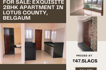 For Sale: Exquisite 2BHK Apartment in Lotus County, Belgaum