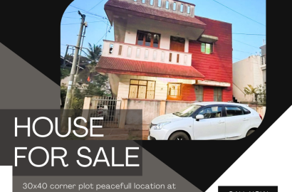 House for Sale at Jay Nagar Belgaum 30x40 Corner Plot Peacefull location