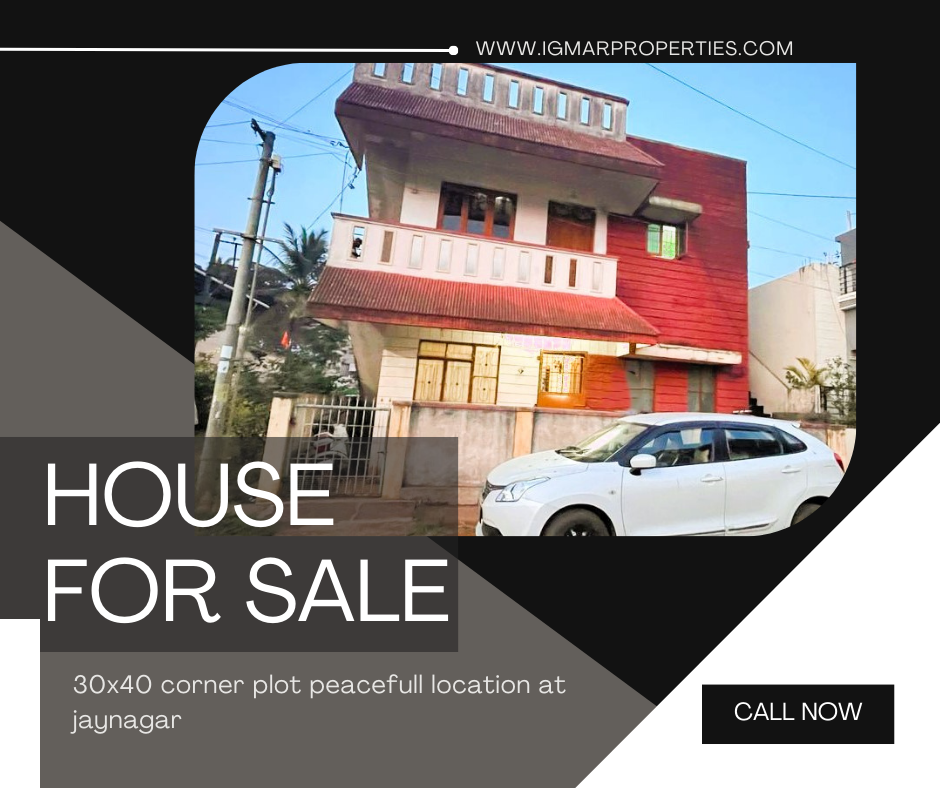 House for Sale at Jay Nagar Belgaum 30x40 Corner Plot Peacefull location