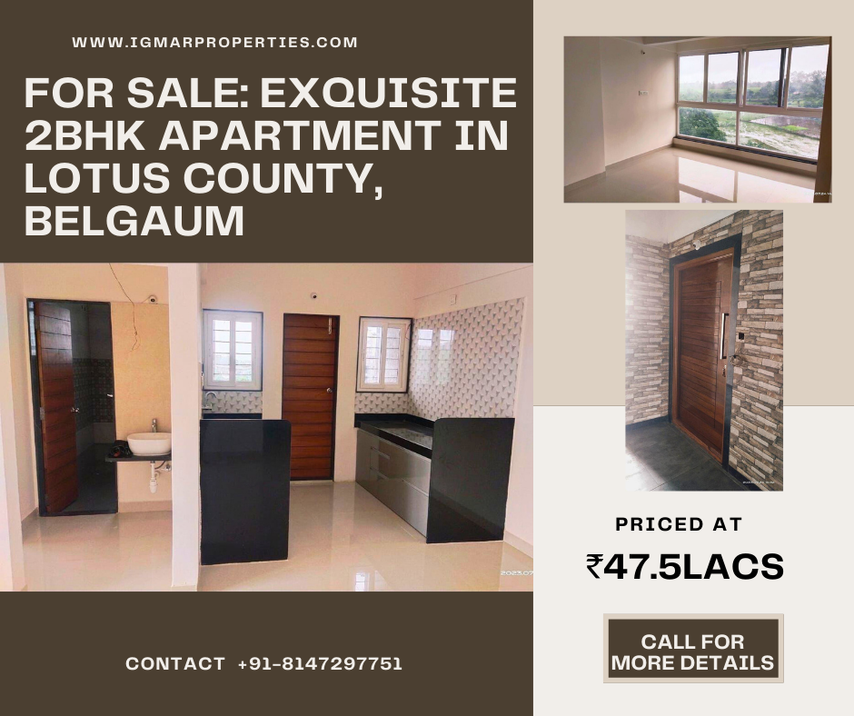 For Sale: Exquisite 2BHK Apartment in Lotus County, Belgaum