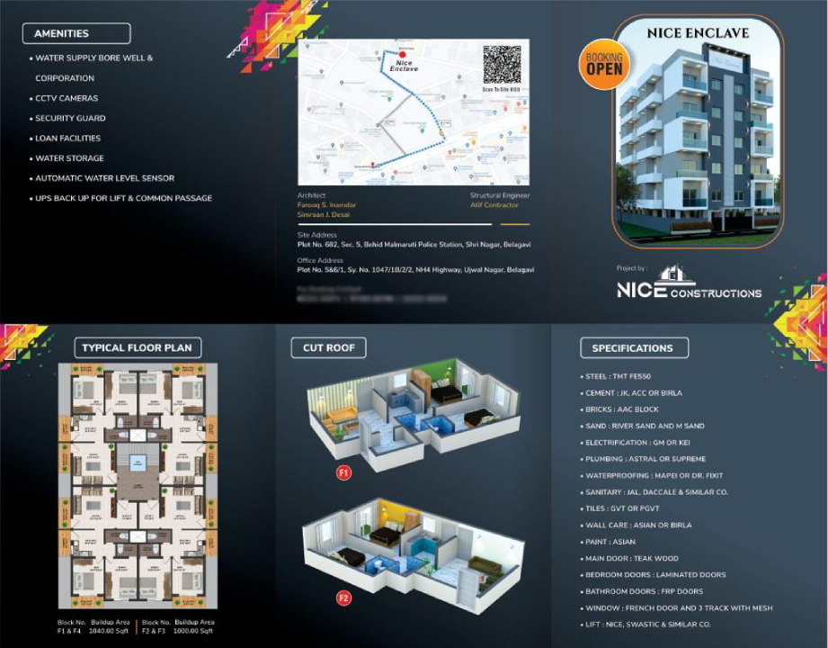 For Sale: 2 BHK, 3BHK Flat in Prime Location Shri Nagar