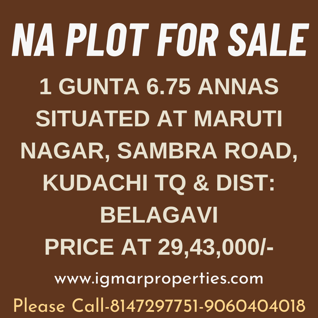 NA Plot for sale in Auction at Maruti Nagar, Sambra Road