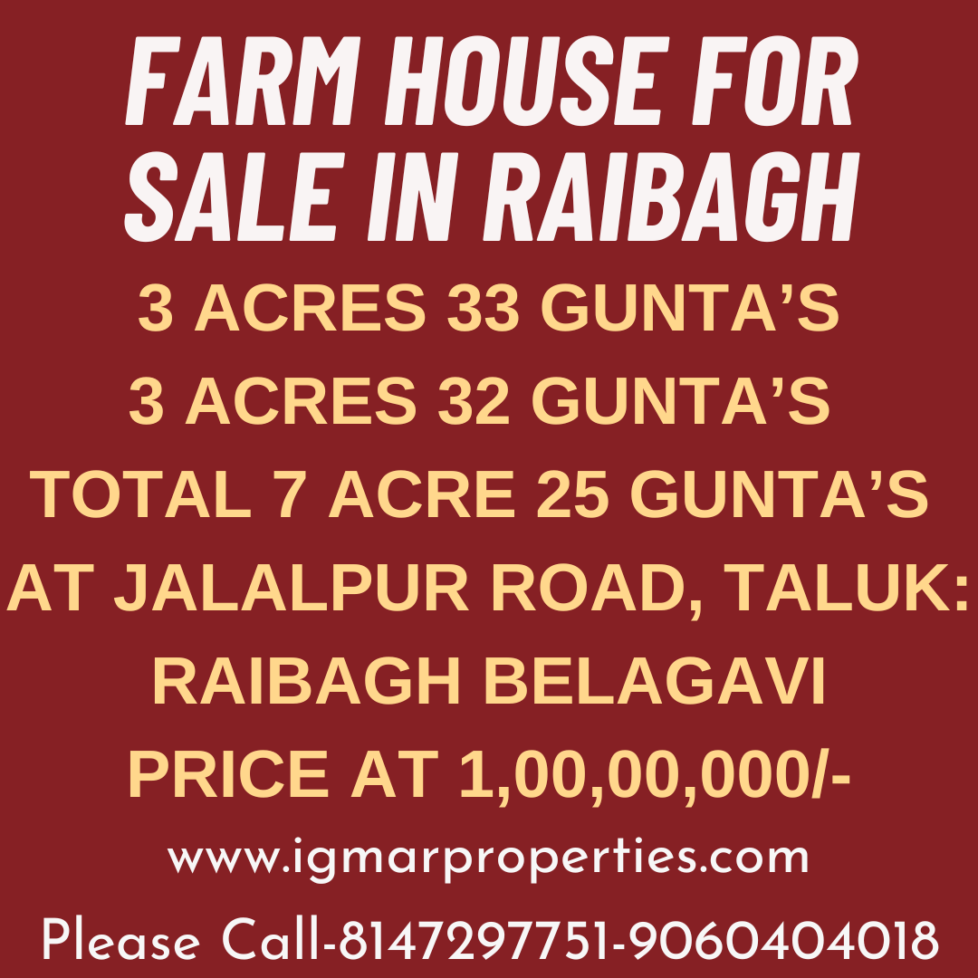 FARM HOUSE for Sale in Auction At Raibag