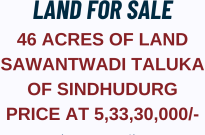Agriculture land for sale in Auction Sawantwadi