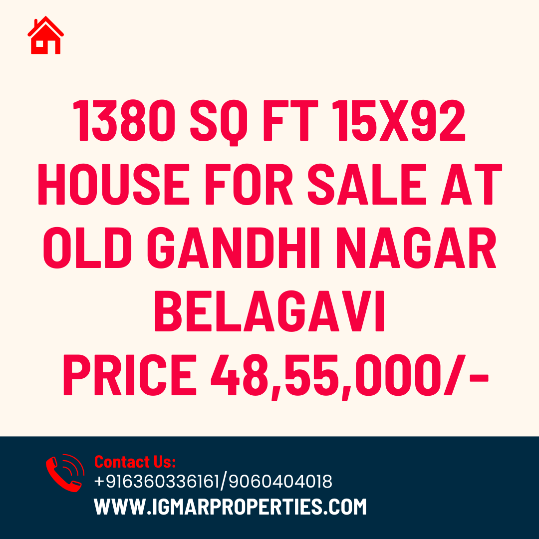 Individual House for sale in Auction at Old Gandhi Nagar Belgaum