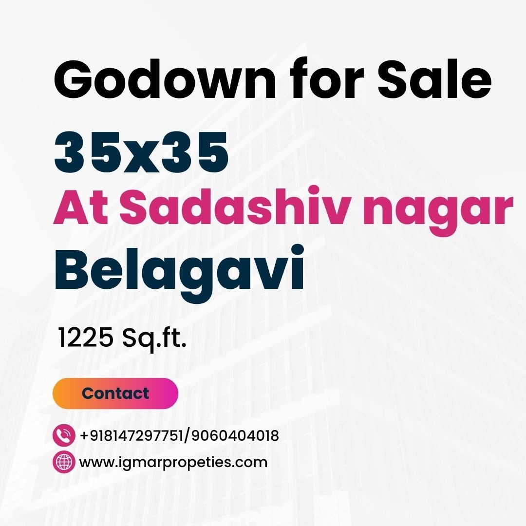 Godown for Sale at Sadashiv Nagar Belagavi 35x35