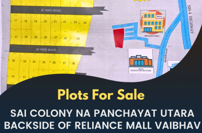 Plots For Sale in Sai Colony Backside of Reliance Mall