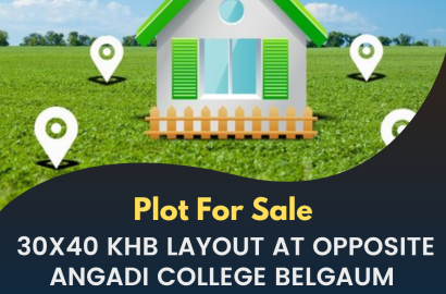 Plot For Sale 30x40 khb layout at opposite angadi college belgaum