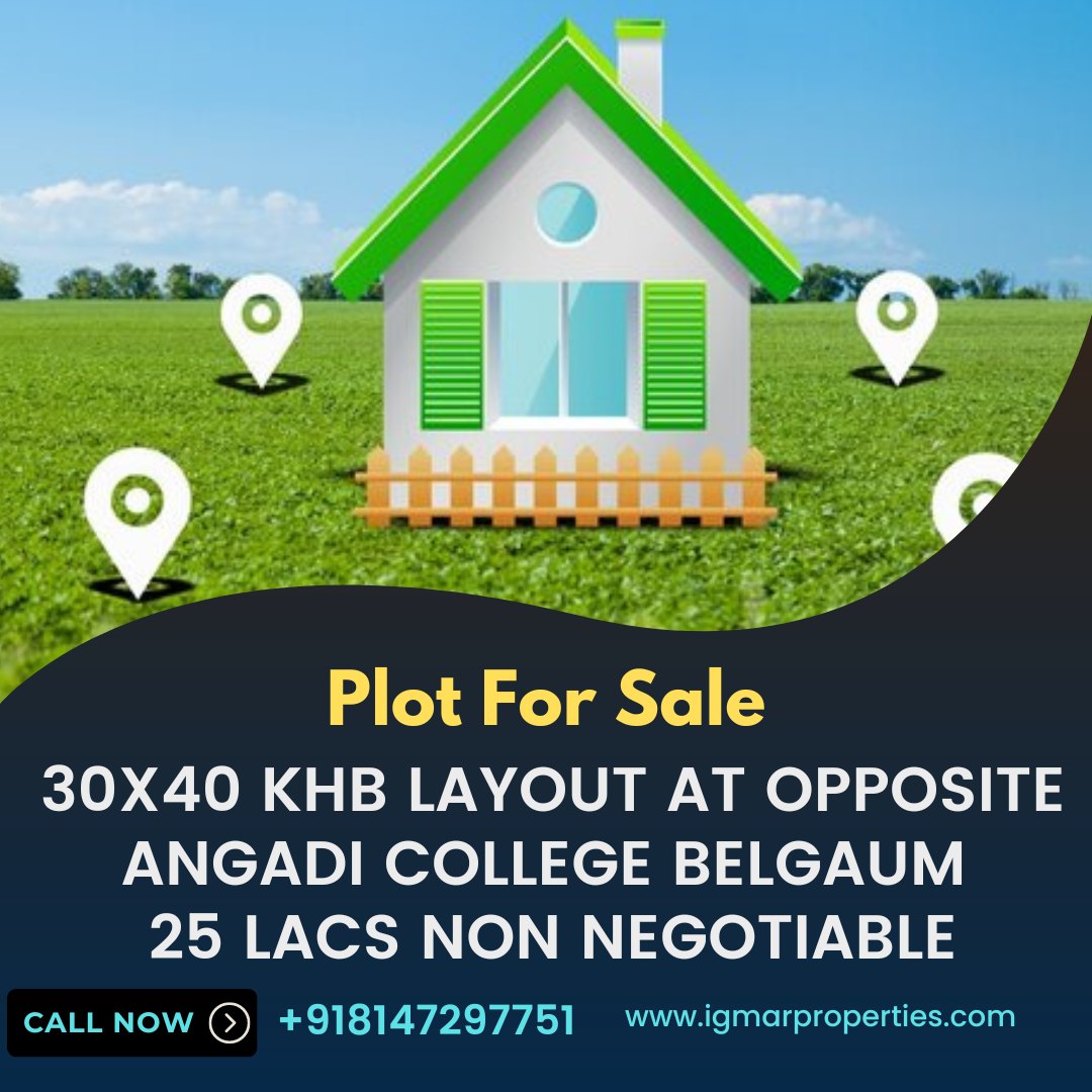 Plot For Sale 30x40 khb layout at opposite angadi college belgaum