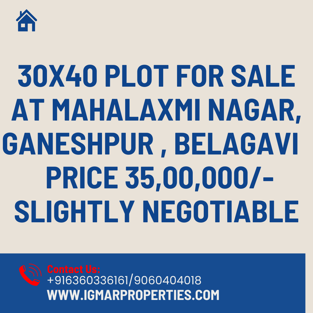 30x40 plot for sale at mahalaxmi Nagar, ganeshpur