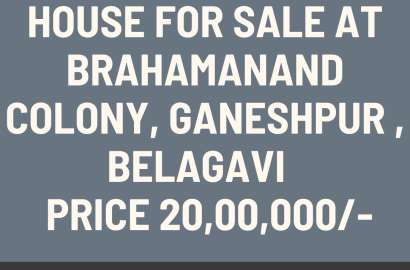 Individual House for sale in Auction at brahamanand colony, ganeshpur