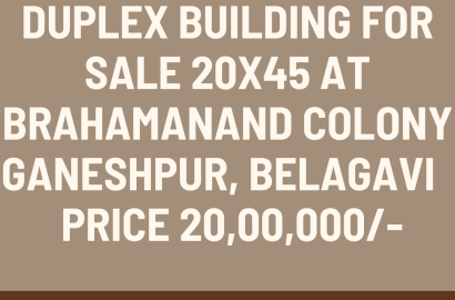 Duplex Building for Sale at Brahamanand Colony Ganeshpur