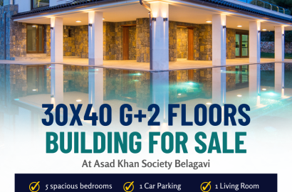 30x40 G+2 Floors Building for Sale at Asad Khan Society