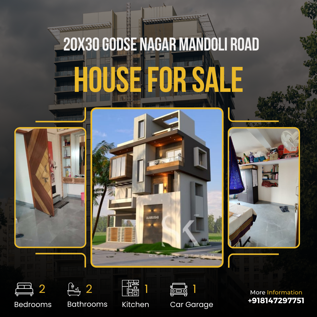 House for Sale at 20x30 Godse Nagar Mandoli road 20x30 2 BHK