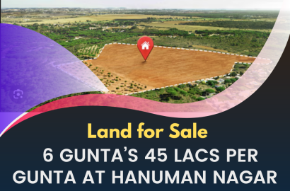 Land for Sale at Hanuman Nagar, Belagavi. 6 Gunta's 45 Lacs Per Gunta