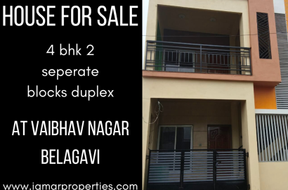 Newly built house for sale at vaibhav Nagar 20x40