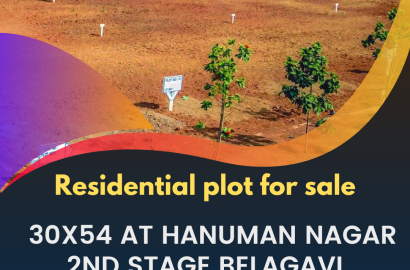 Residential plot for sale 30x54 at Hanuman Nagar 2nd stage Belagavi