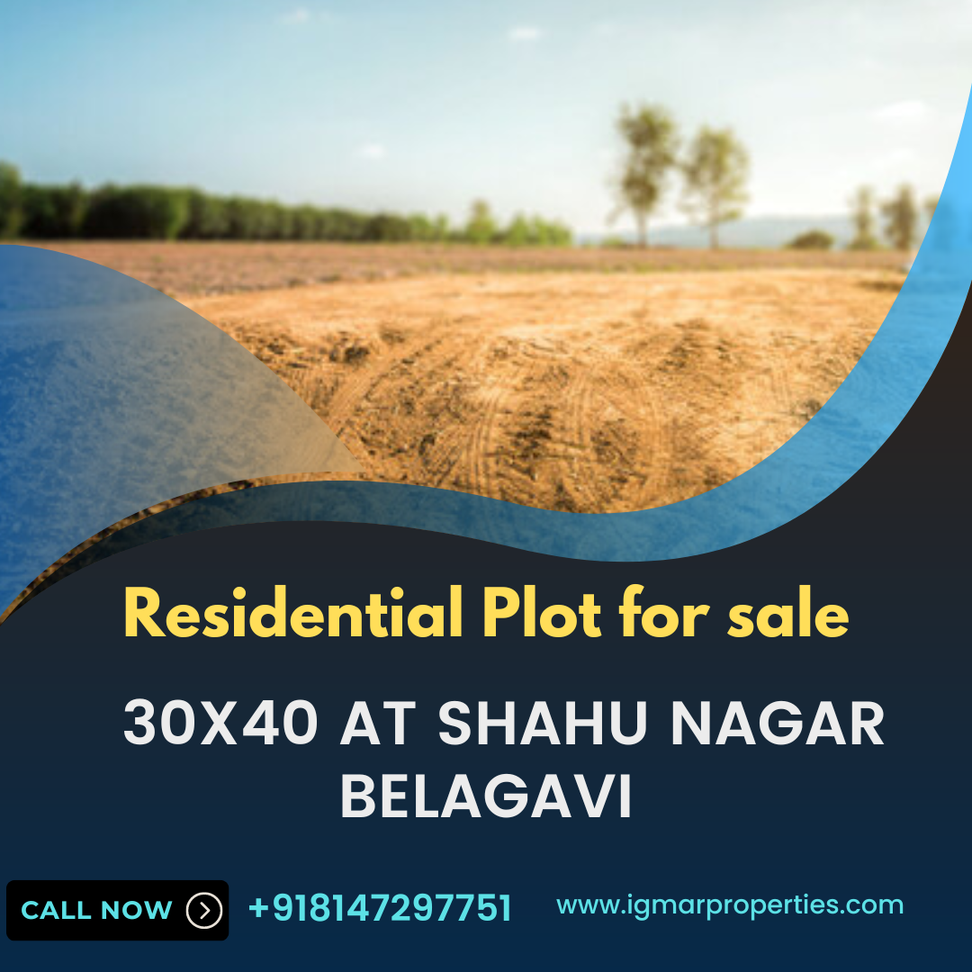 Residential Plot for sale 30x40 at Shahu Nagar Belagavi