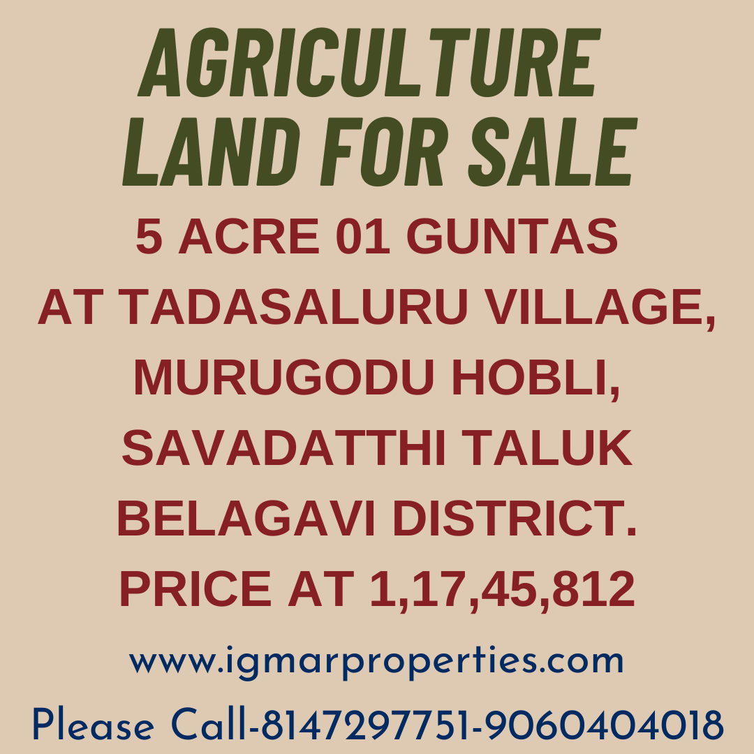 Agriculture land for sale in Auction