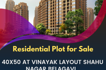 Residential Plot for Sale 40x50 at Vinayak Layout Shahu Nagar Belagavi