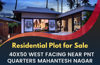 Residential Plot for Sale 40x50 west facing near pnt Quarters mahantesh nagar belagavi