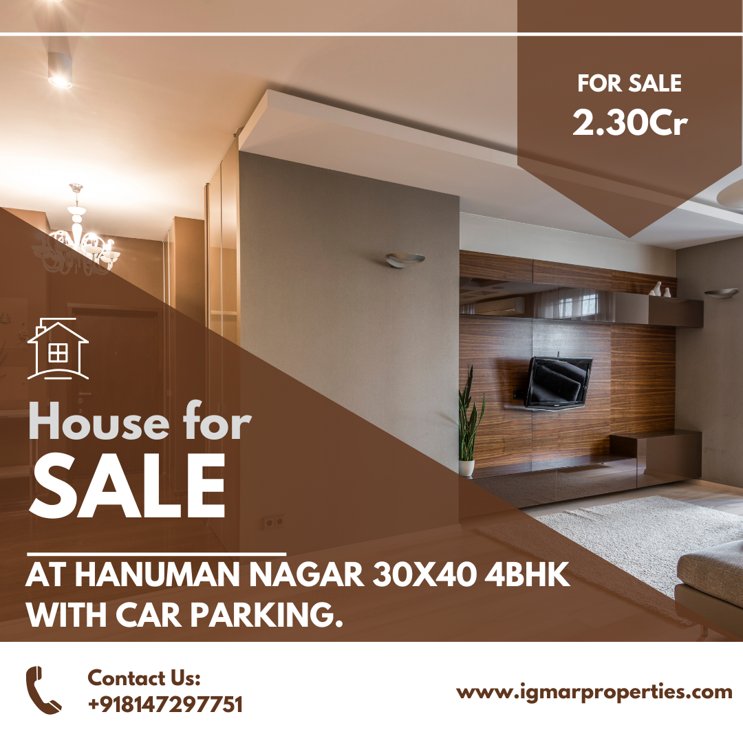 House for Sale at Hanuman Nagar Belgaum 30x40 4 BHK with Car Parking