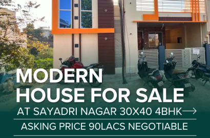 Modern home for sale 4bhk At Sahyadri Nagar belagavi 30x40