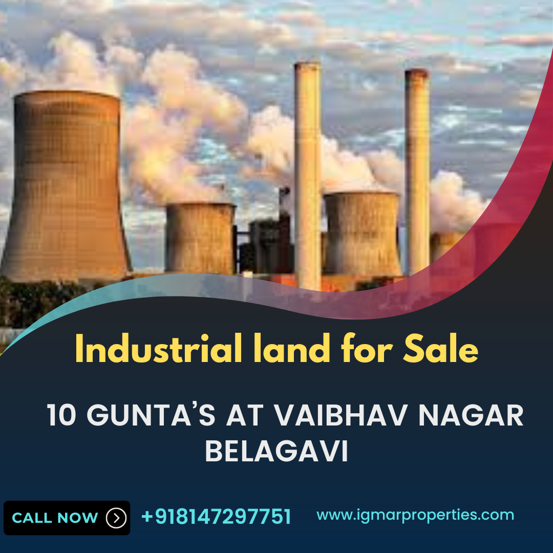 Industrial land for Sale 10 Gunta’s at vaibhav nagar belagavi 35 lacs Per Gunta