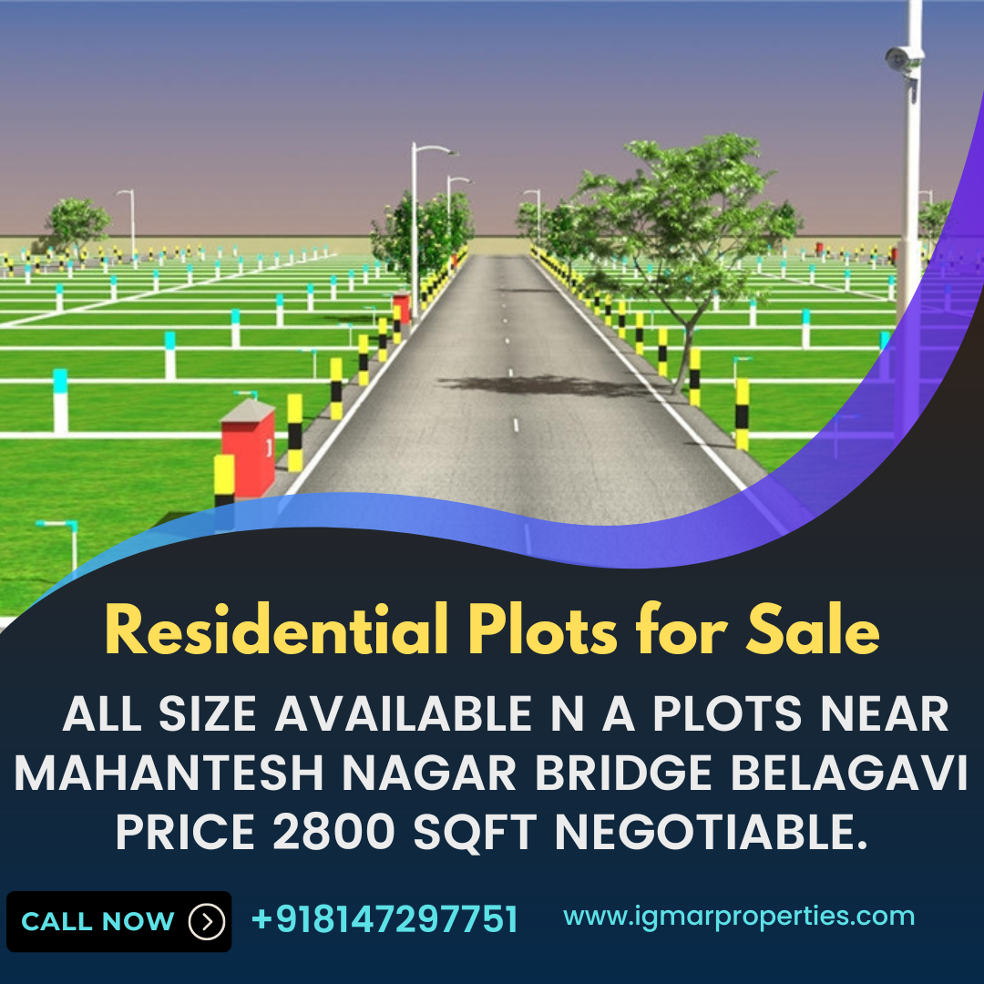 Residential Plot for Sale Near Mahantesh Nagar Bridge Belagavi