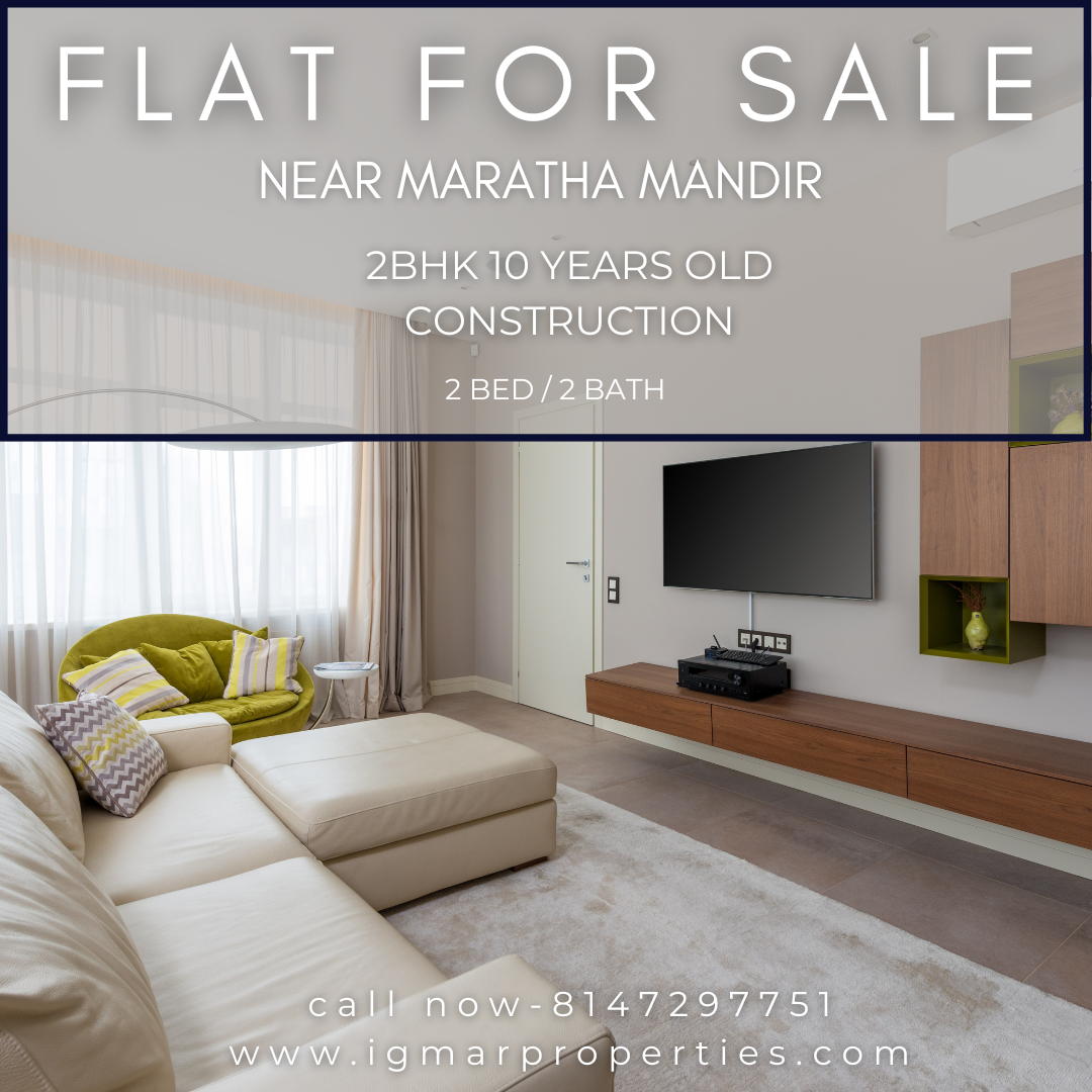 Flat for sale at Maratha Mandir 2BHK Belagavi