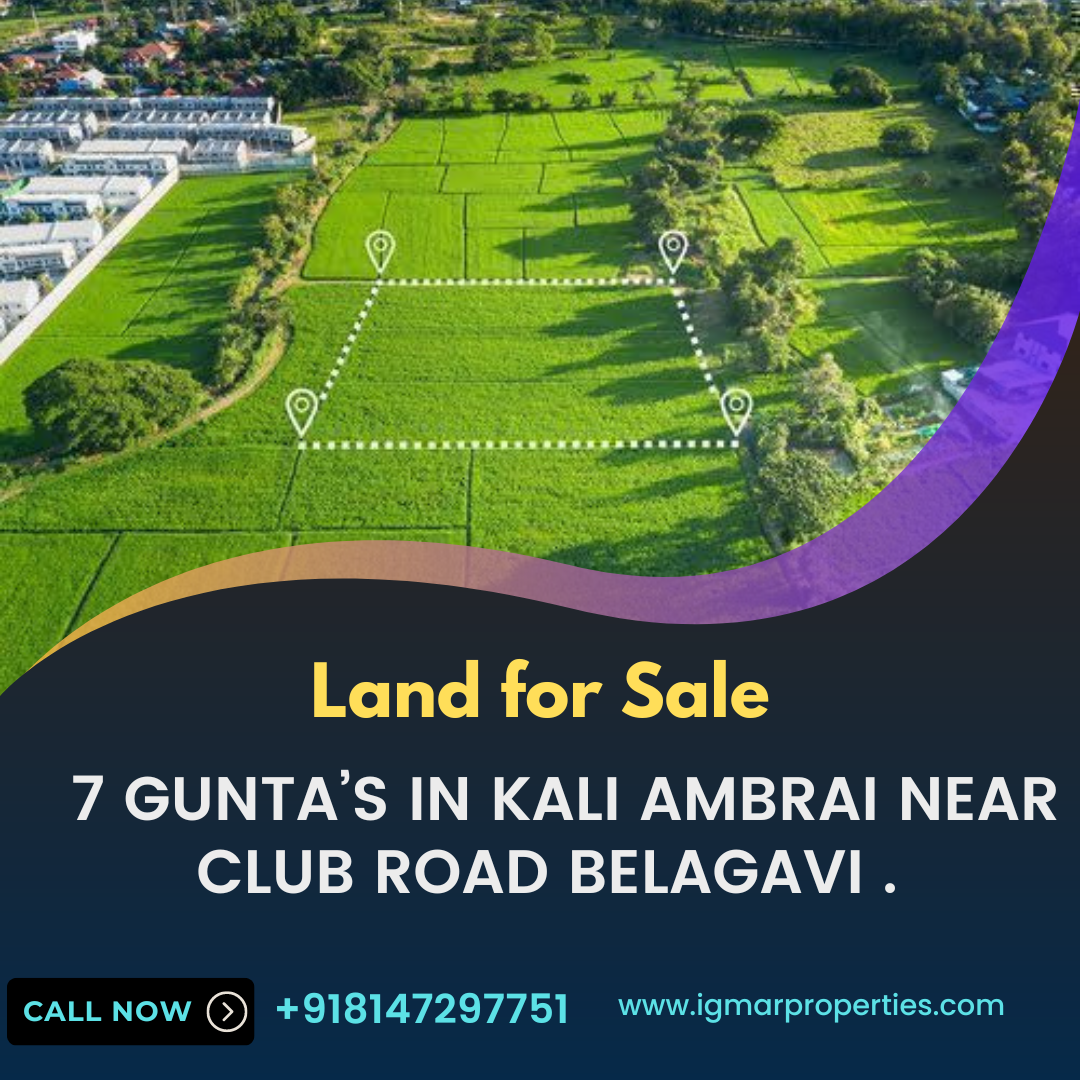 Land for Sale at Kali Ambrai near Club Road, Belagavi 7 Gunta's