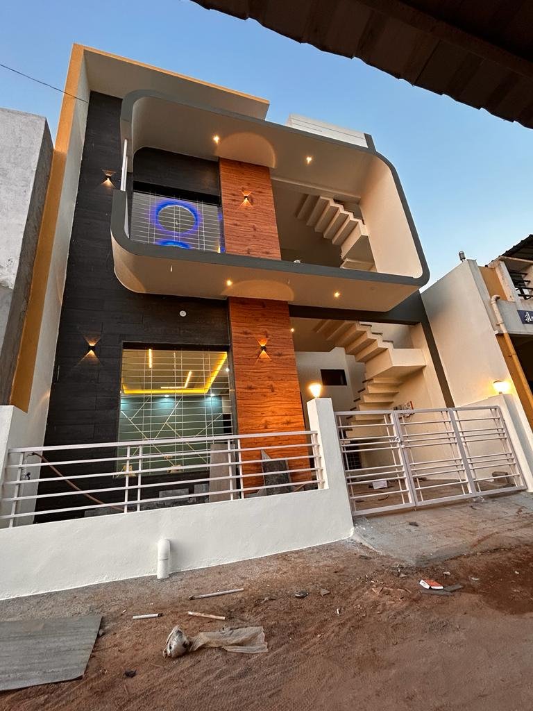 For Sale Newly Built Duplex House Backside of Shivtirth Appartment 25x40 Asking Price 80lacs Negotiable.